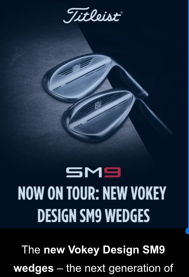 Titleist Vokey Sm9 wedges making PGA Tour debut