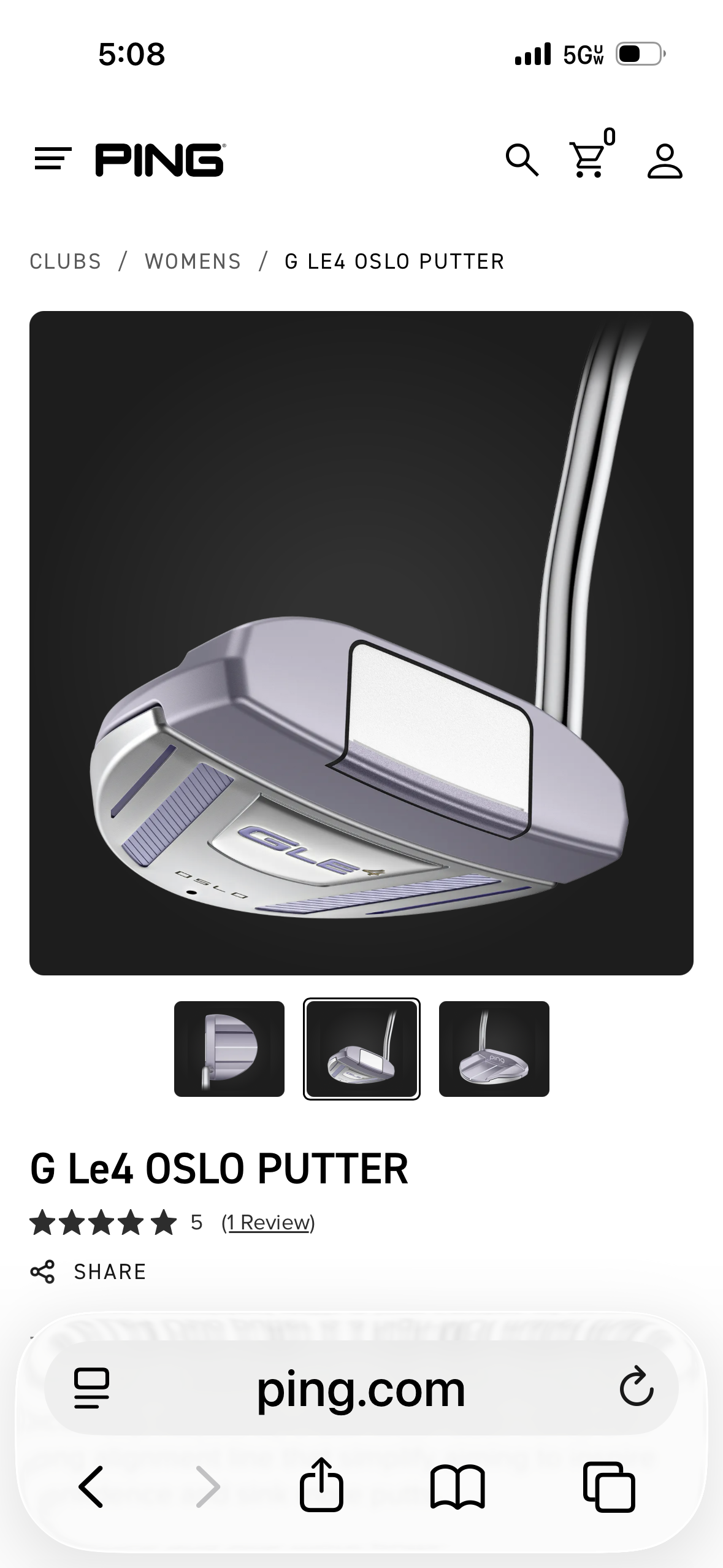 Ping G Le4 OSLO PUTTER
