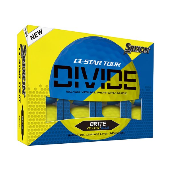 Srixon Q Star Tour Divide Golf Balls - NEW
