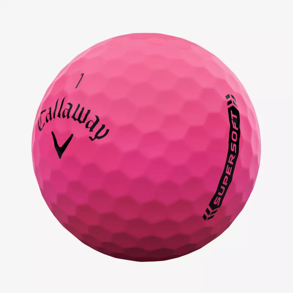Callaway Supersoft 2023 Pink Golf Balls