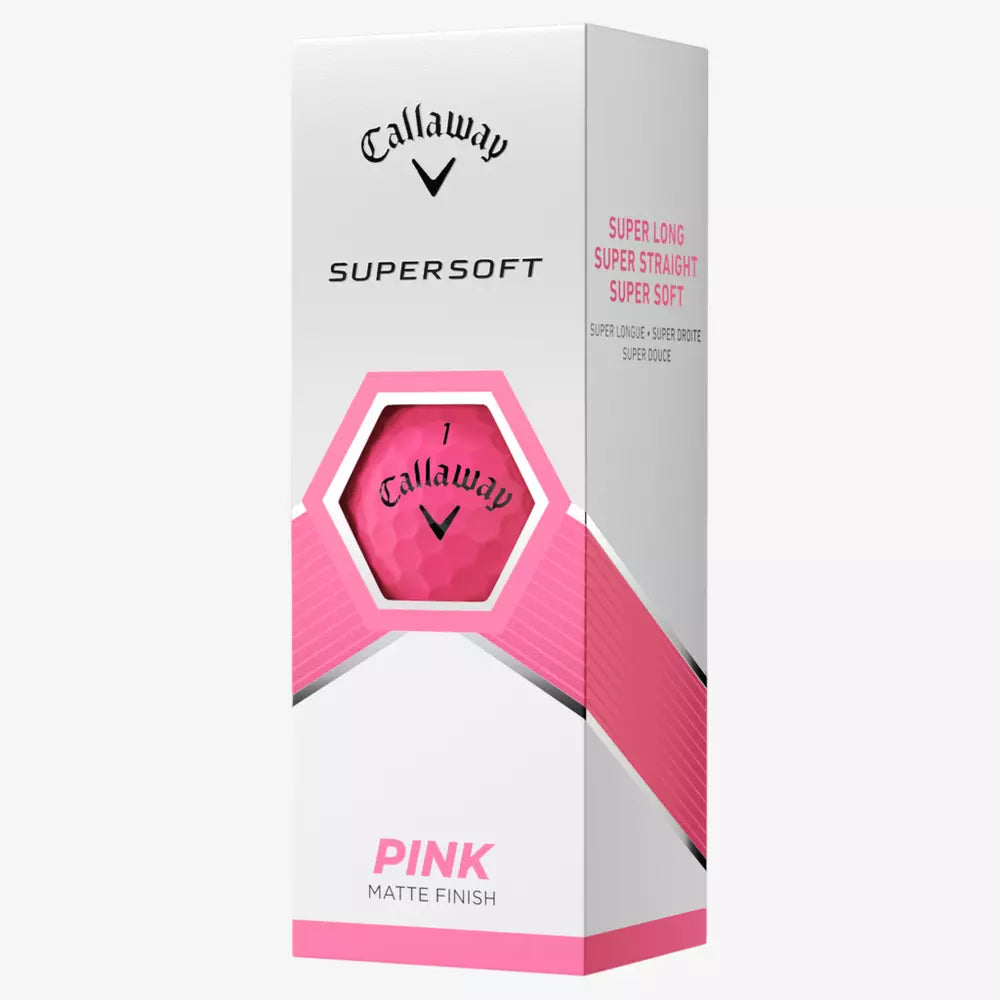 Callaway Supersoft 2023 Pink Golf Balls