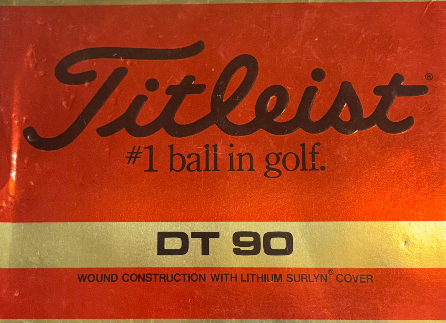 Titleist DT 90 Dozen Logo white golf balls