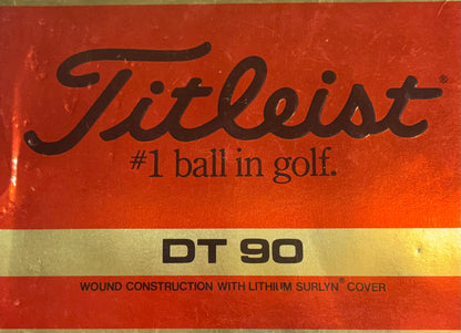 Titleist DT 90 Dozen Logo white golf balls