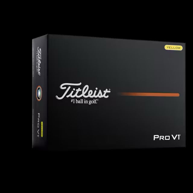 Titleist Pro V1 Golf Balls Yellow