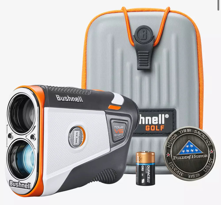 Bushnell Tour V6 Shift Golf Rangefinder Patriot Pack