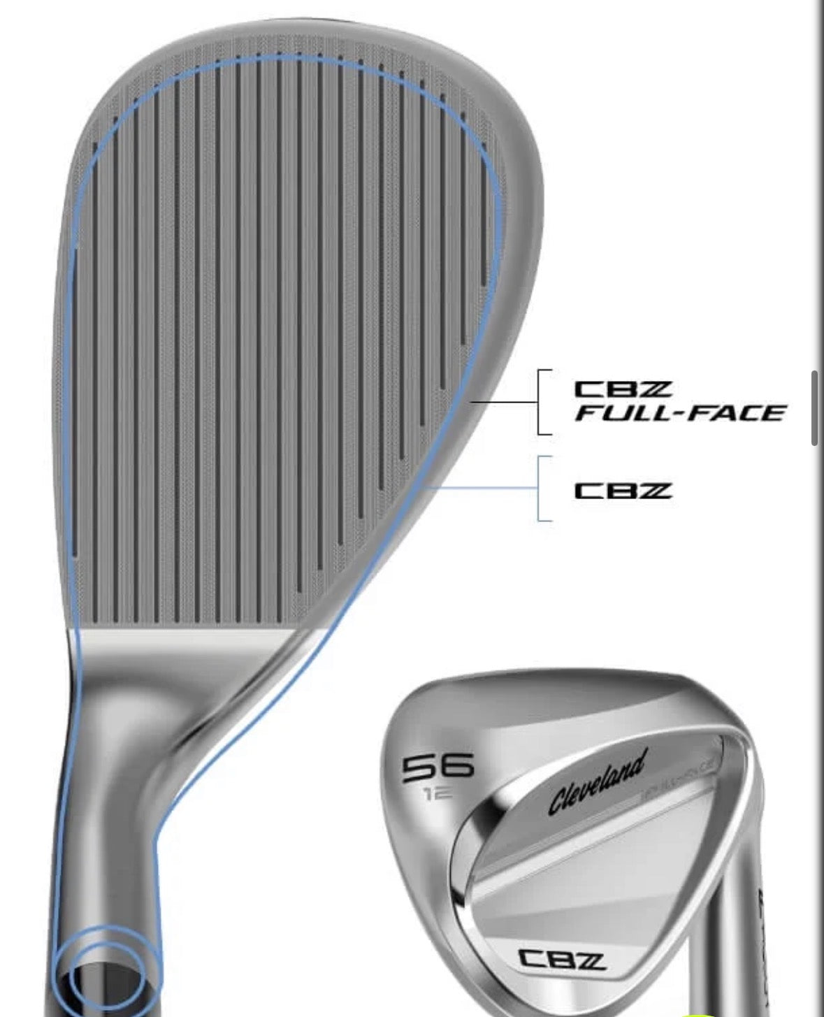Cleveland CBZ Wedge Full Face