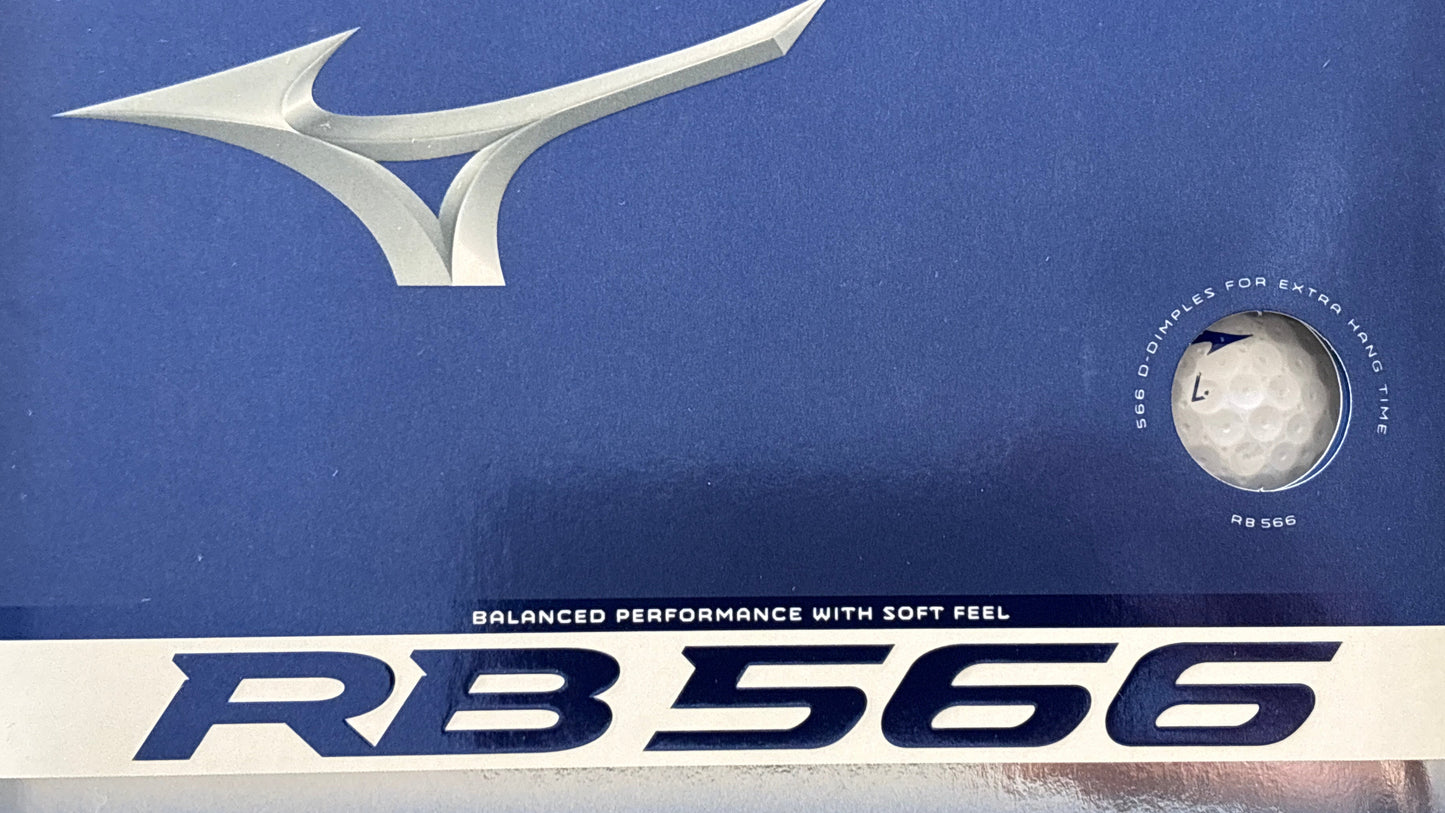 Mizuno RB 566 Golf Balls one dozen white