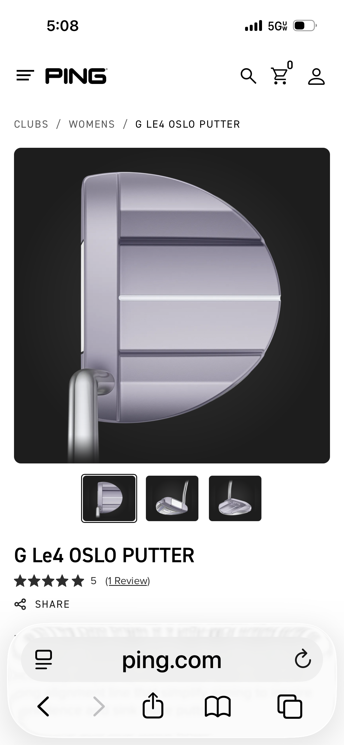 Ping G Le4 OSLO PUTTER