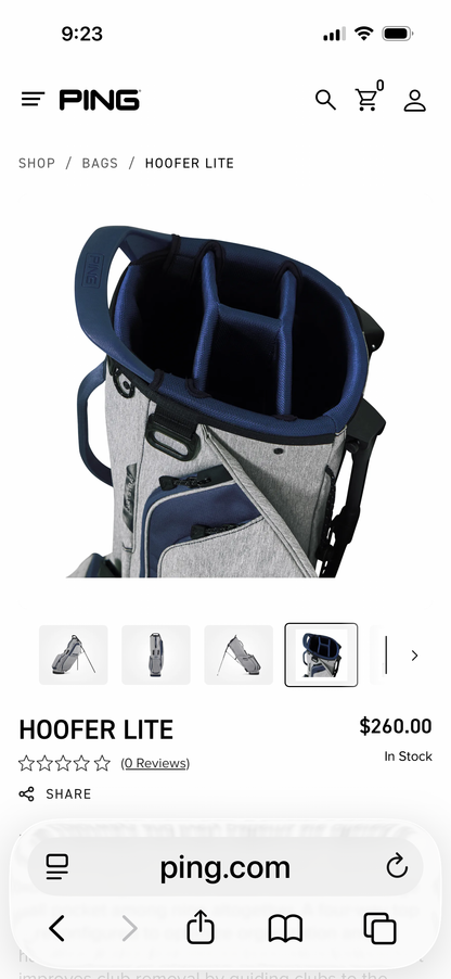 Ping Hoofer Lite Golf Bag