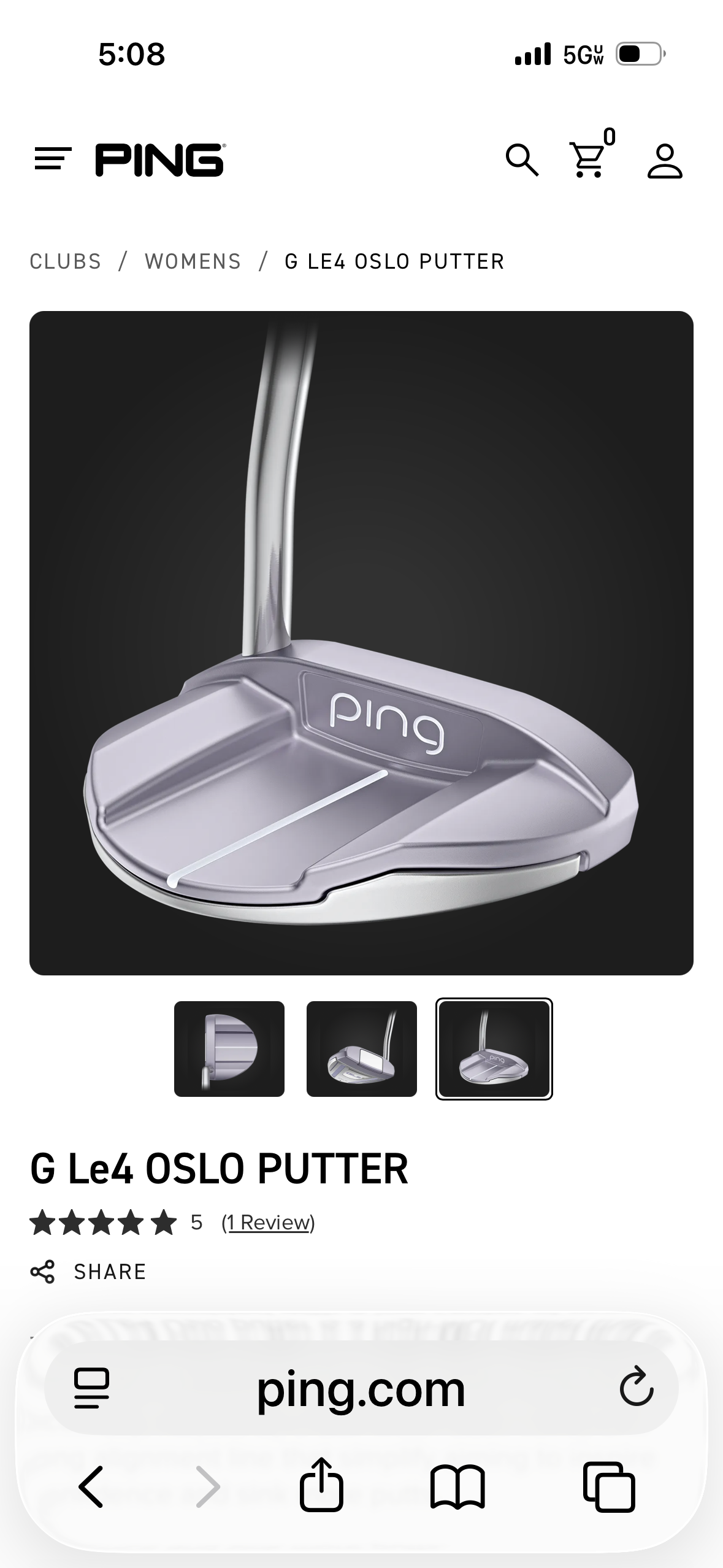 Ping G Le4 OSLO PUTTER