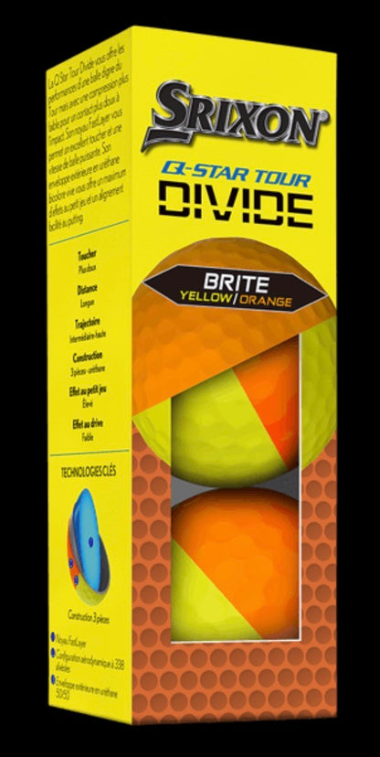 Srixon Q Star Tour Divide Golf Balls - NEW