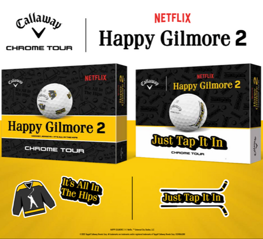 Callaway Chrome Tour X Happy Gilmore 2 | One Dozen Golf Balls
