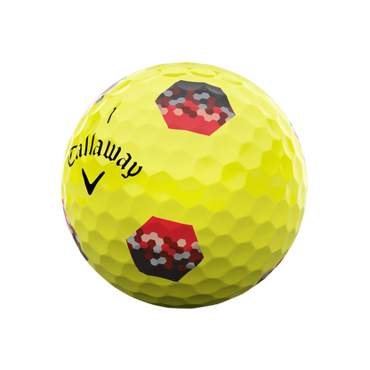 Chrome Soft TruTrack Yellow Golf Balls