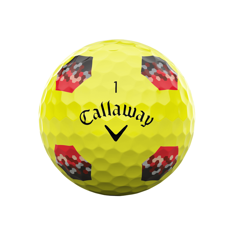 Chrome Soft TruTrack Yellow Golf Balls