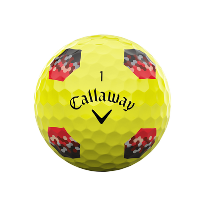 Chrome Soft TruTrack Yellow Golf Balls