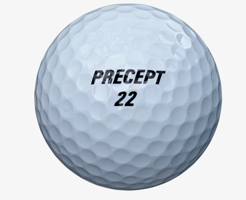 Precept Laddie X Extreme Distance Exceptional Feel Golf Balls 24-Pack White Golf Balls