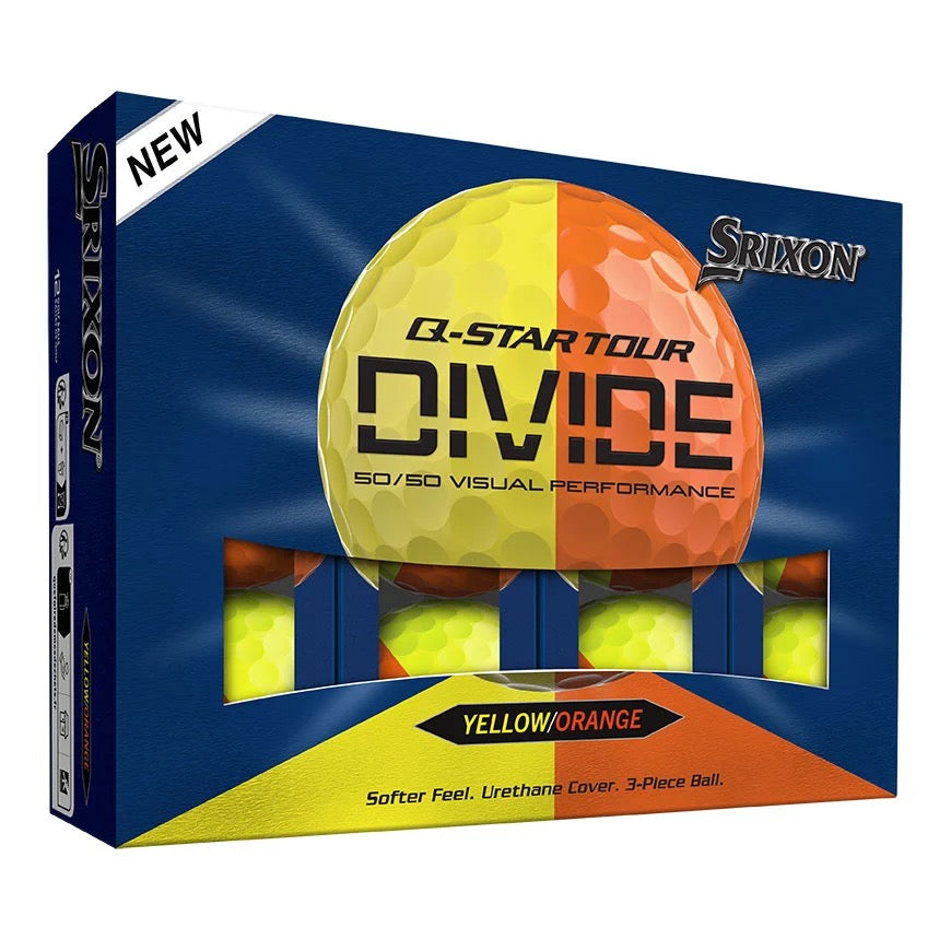 Srixon Q Star Tour Divide Dozen Golf Balls - NEW