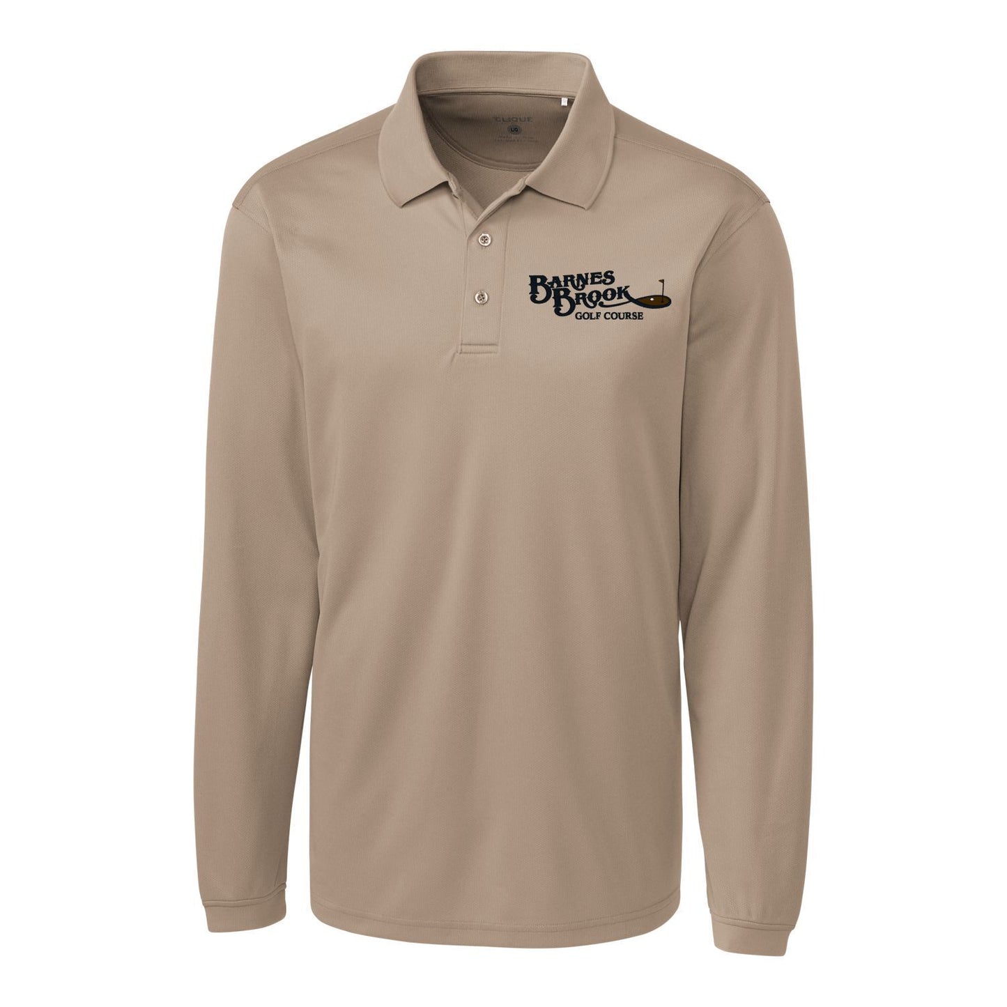 Ice Pique Men's Golf Long Sleeve Tech Polo
