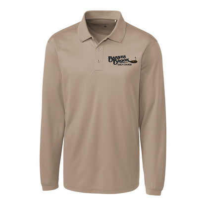 Ice Pique Men's Golf Long Sleeve Tech Polo