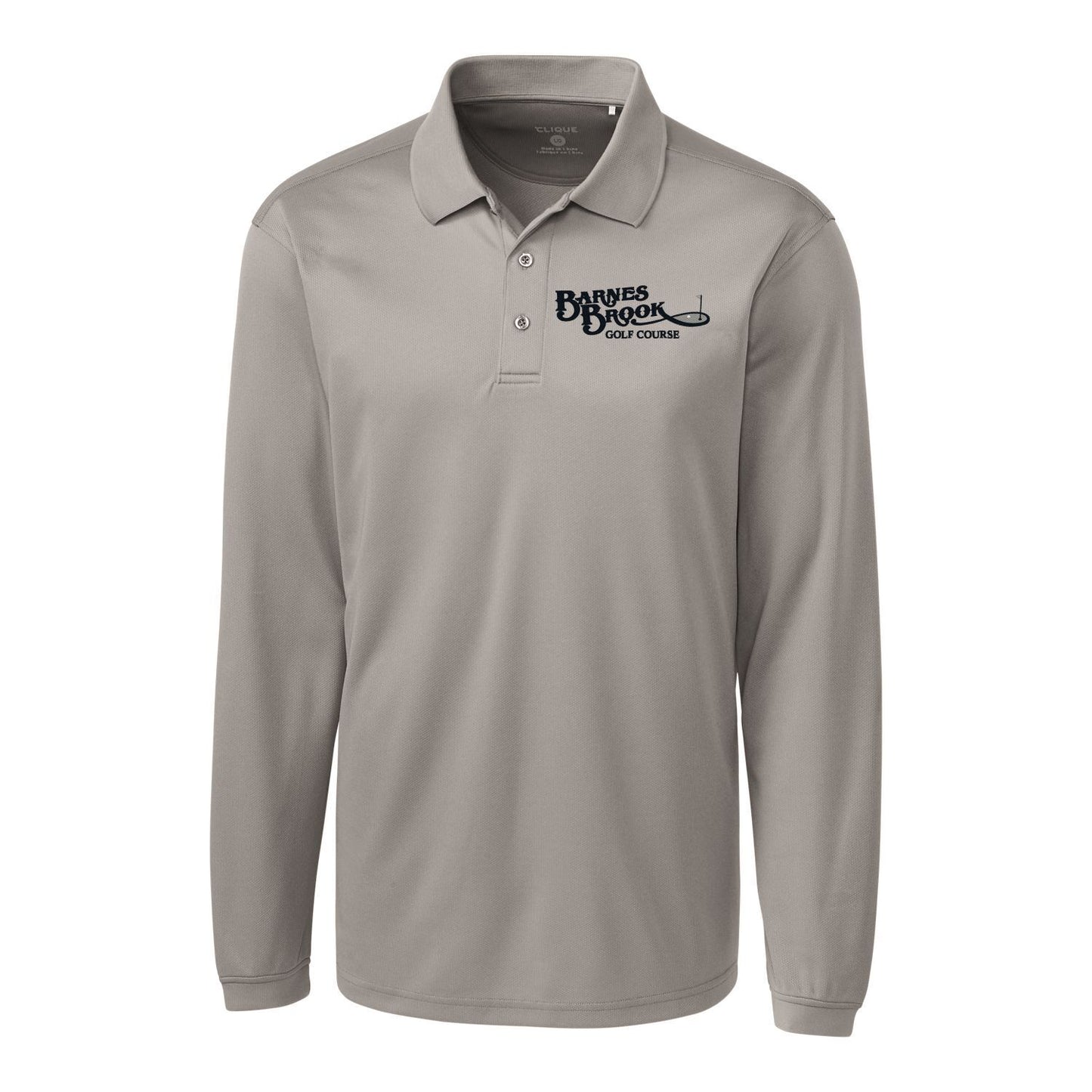 Ice Pique Men's Golf Long Sleeve Tech Polo