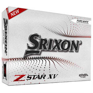 Srixon ZStar XV Dozen White golf balls