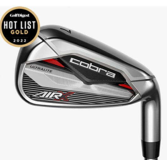 Cobra Air-X Iron set golf club 5-PW + GW MRH steel shaft