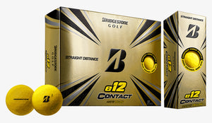 Bridgestone e12 Contact golf balls 1 dozen yellow